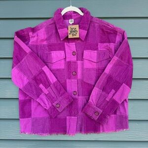 Ivy Jane Vibrant Purple Jean Jacket